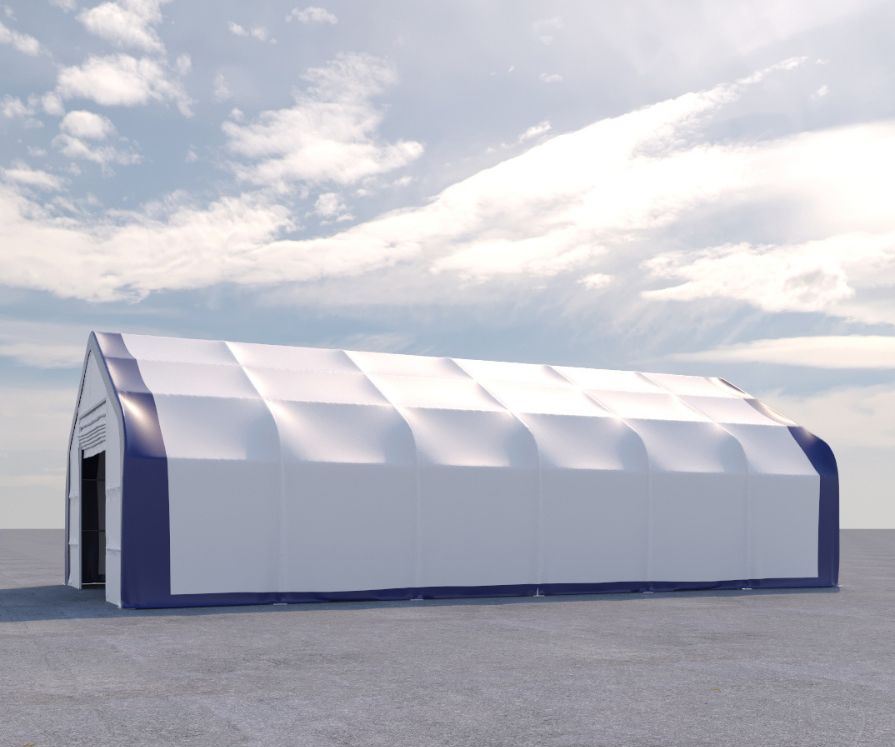 Dual Truss Storage Shelter (30&prime; x 60&prime; x 20&prime;) - CONTAINERS DIRECT PTY LTD
