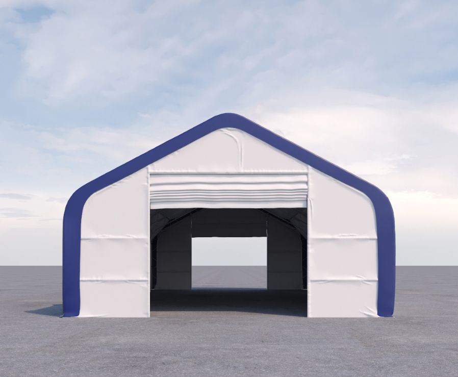 Dual Truss Storage Shelter (30&prime; x 60&prime; x 20&prime;) - CONTAINERS DIRECT PTY LTD