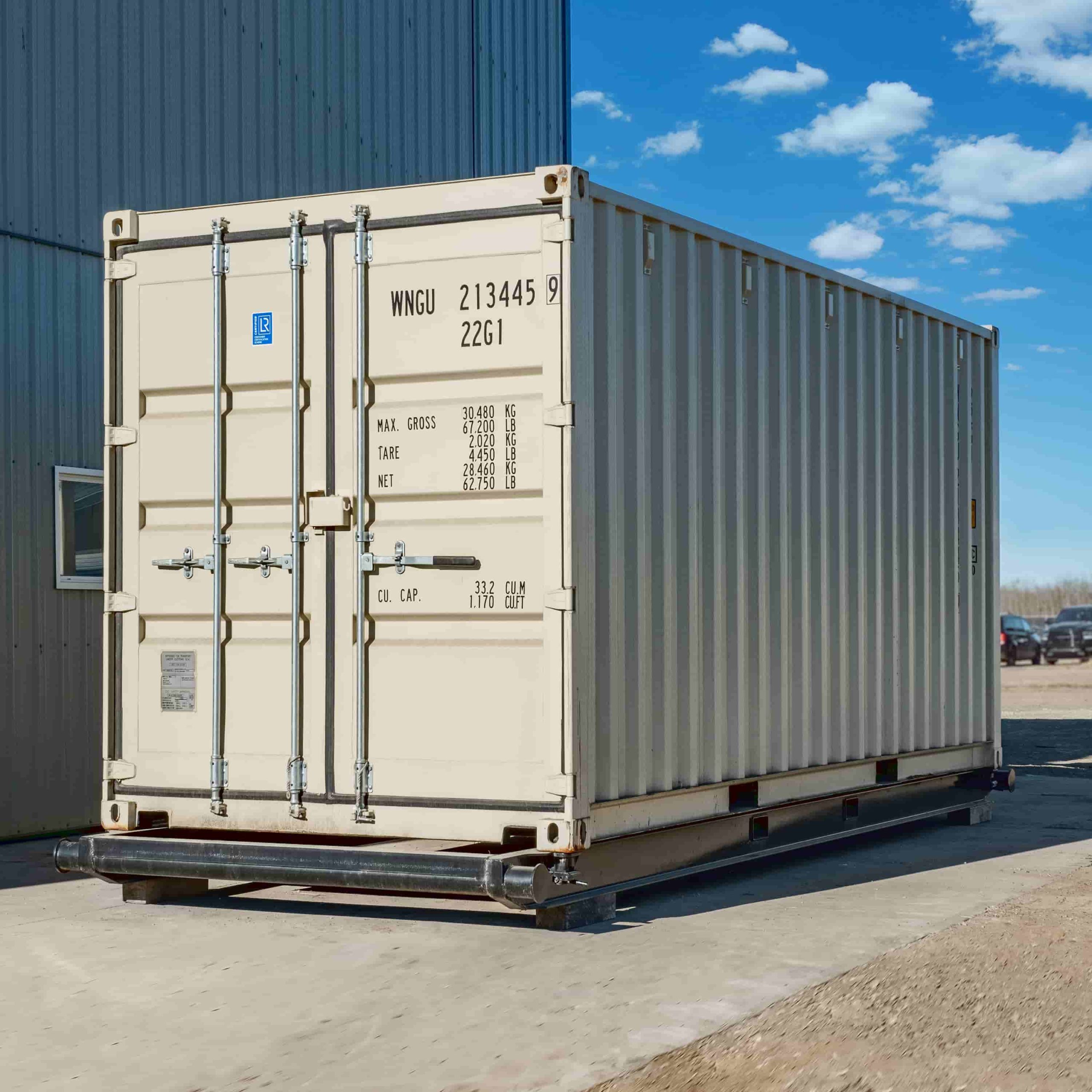 20&rsquo; Skid w/ Twist locks &ldquo;Non Grated&rdquo; - CONTAINERS DIRECT PTY LTD