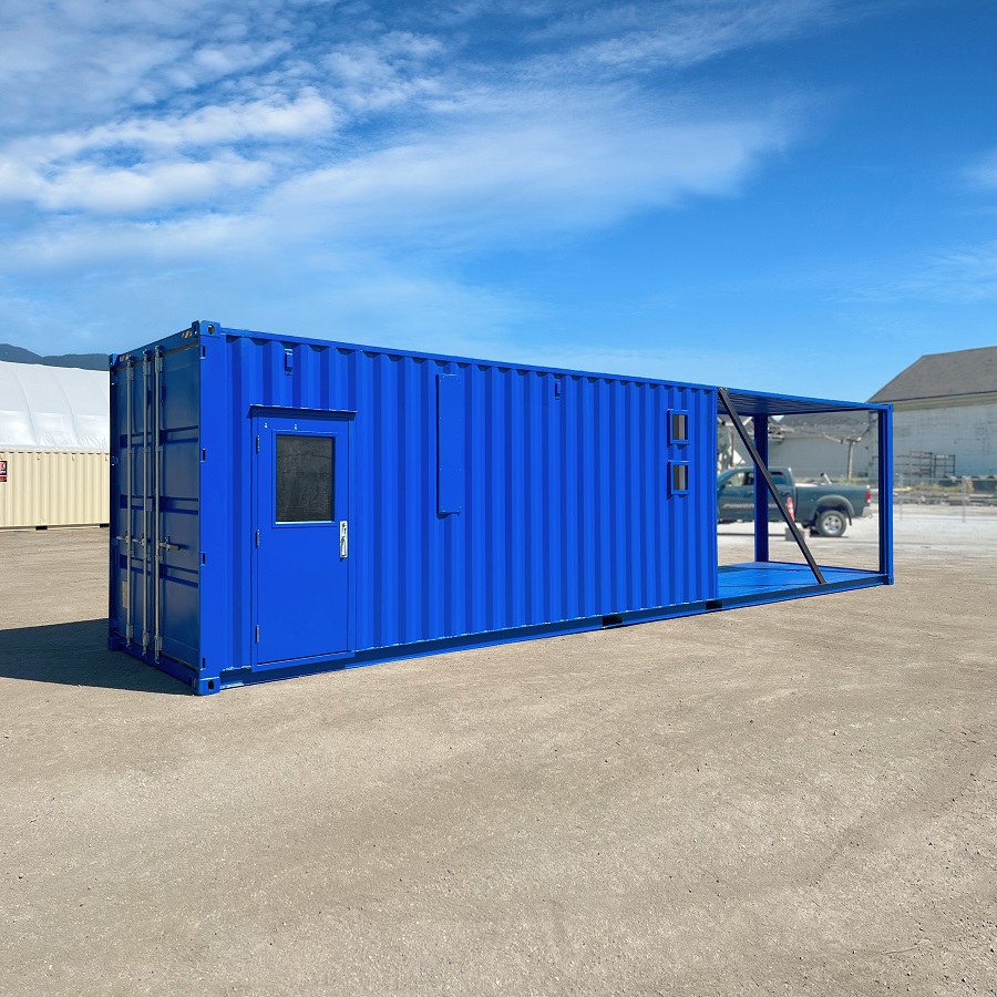 40&rsquo; Custom Equipment Enclosure - CONTAINERS DIRECT PTY LTD