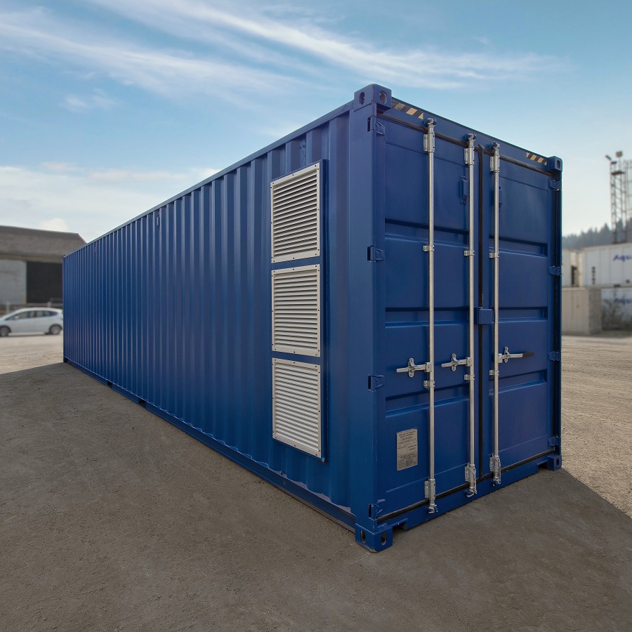 40&rsquo; Custom Equipment Housing Unit - CONTAINERS DIRECT PTY LTD