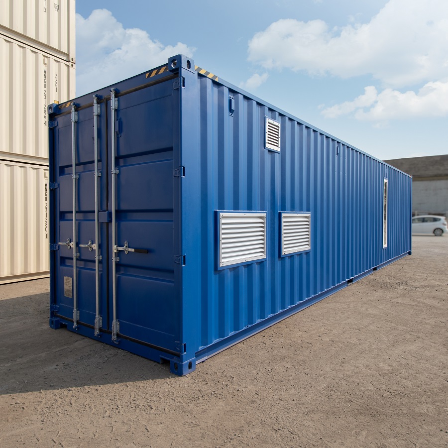 40&rsquo; Custom Equipment Housing Unit - CONTAINERS DIRECT PTY LTD